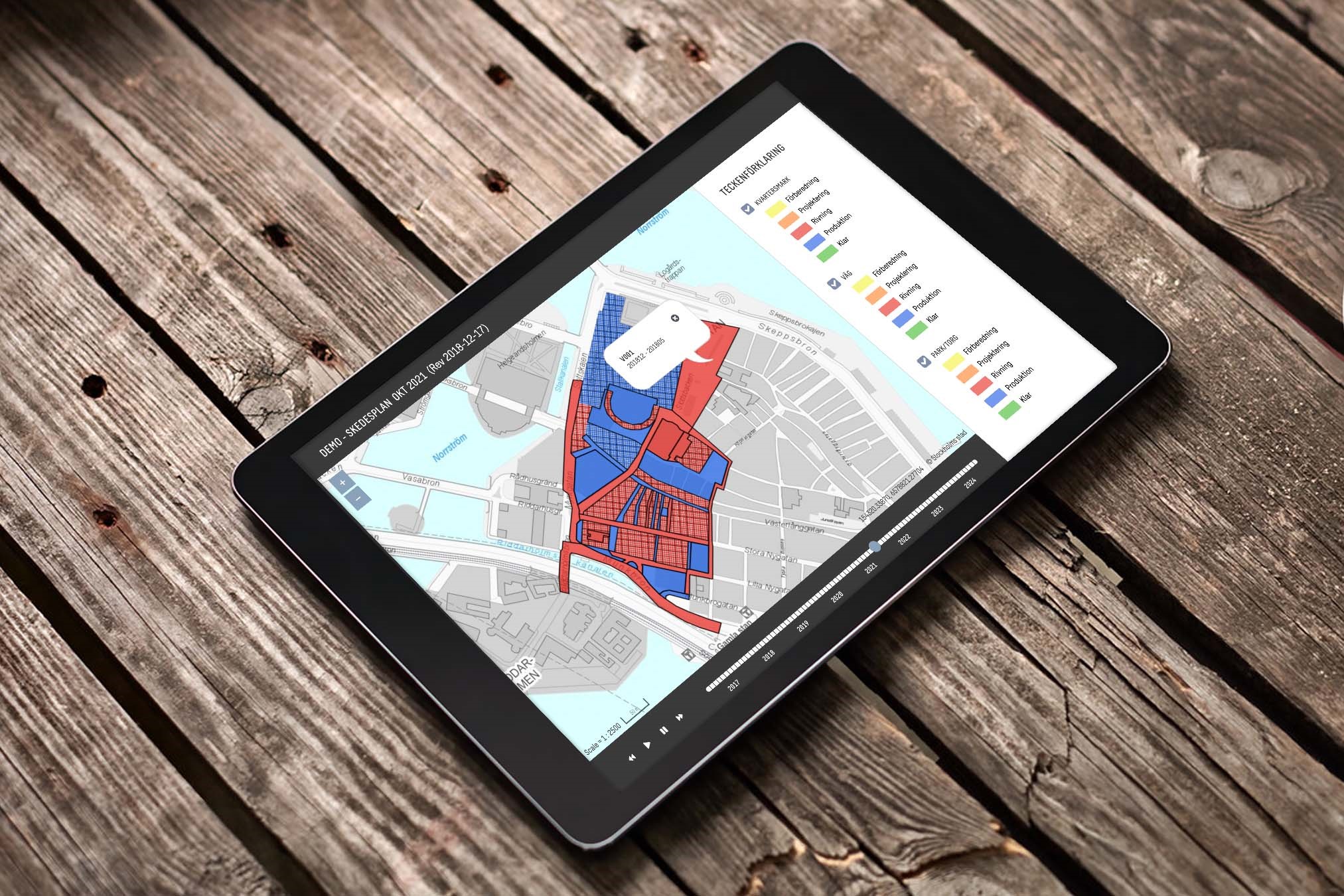 Webbtjänst skedesplaner