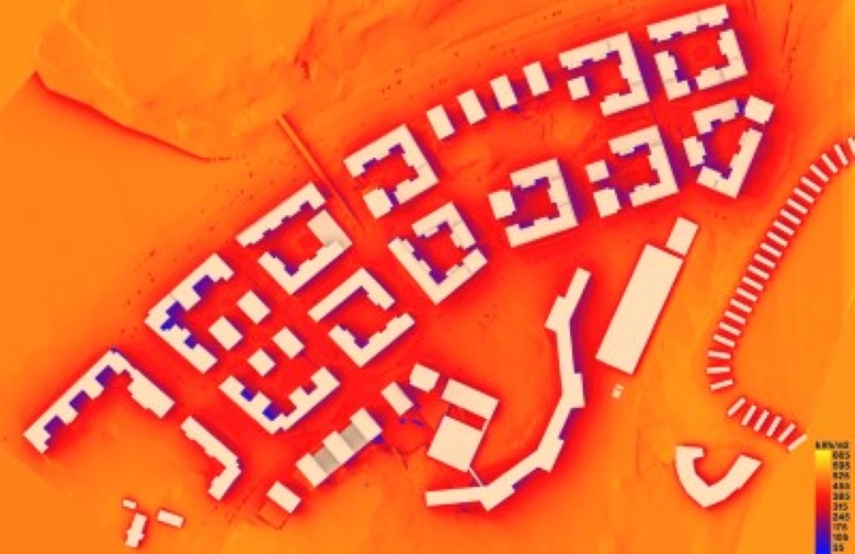 Solstrålning [kWh/m²]