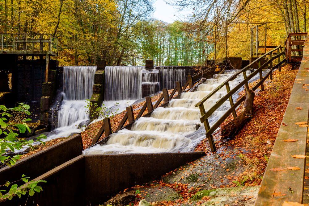 Översiktlig kostnadsuppskattning av miljöåtgärder för vattenkraft. Miljöbild med vatten.